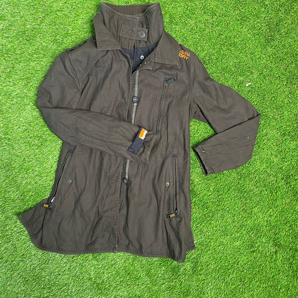 Brown Japanese designer trench coat